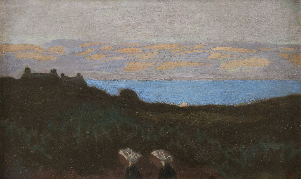 Effet de soir au bord de la mer