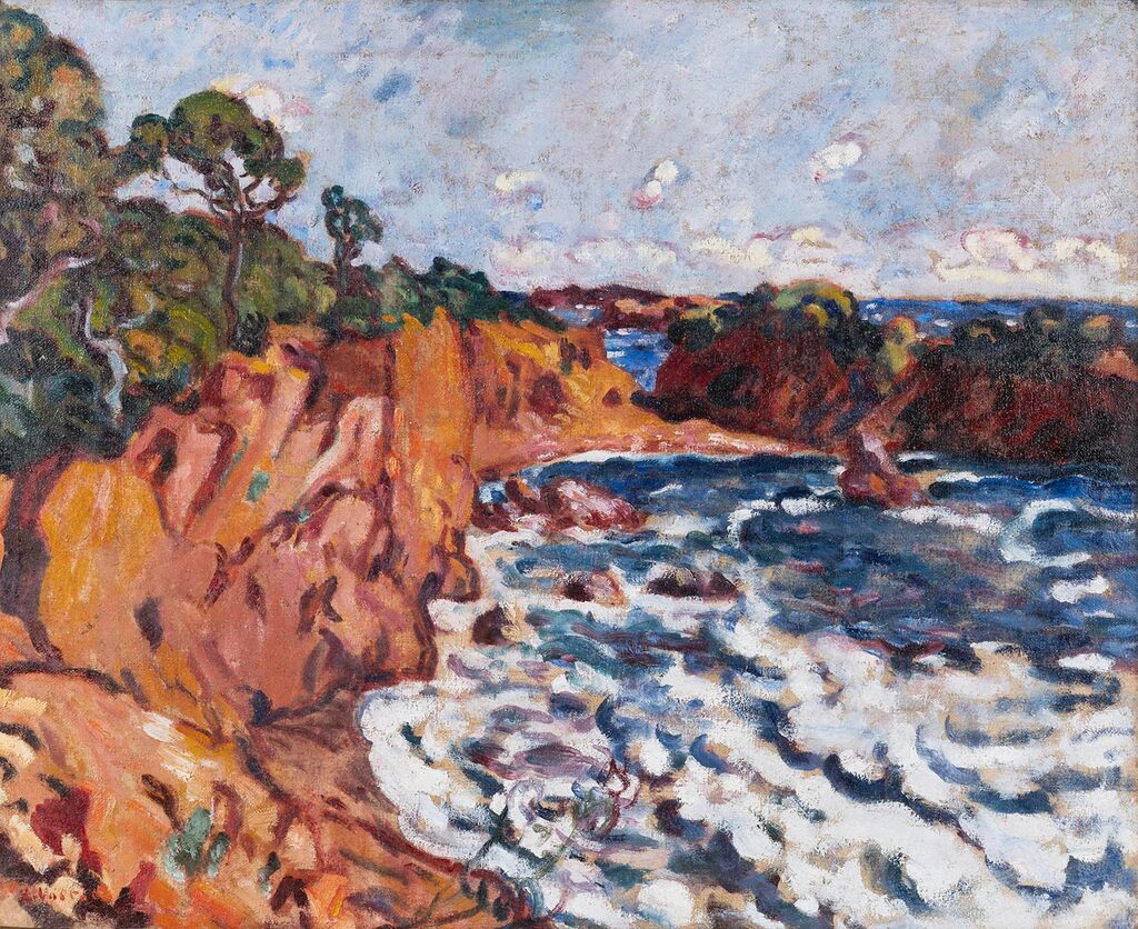 Louis Valtat — Bord De Mer Aux Rochers Rouges, Anthéor