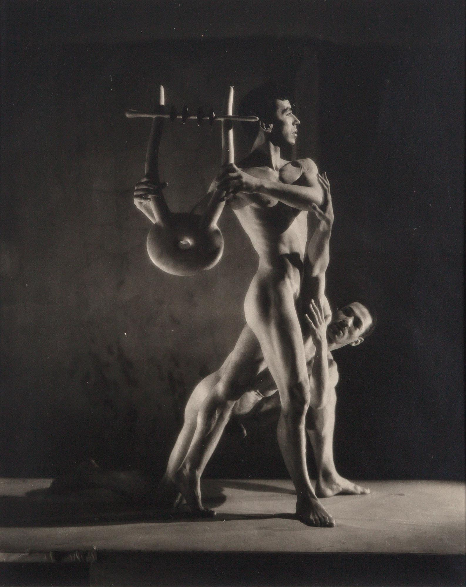 George Platt Lynes — Male Nude with Scales