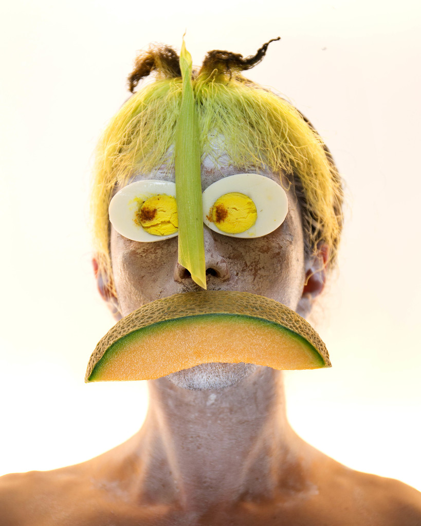 Martine Gutierrez — Masking, Egg Mask, p56 from Indigenous Woman