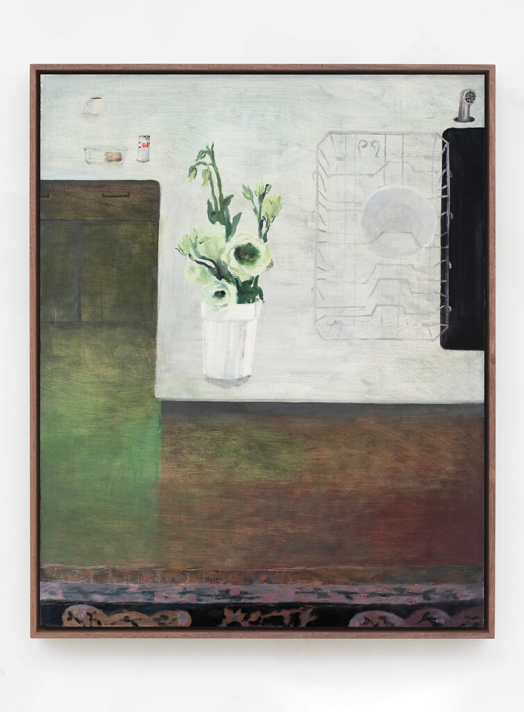 Counter with Lisianthus