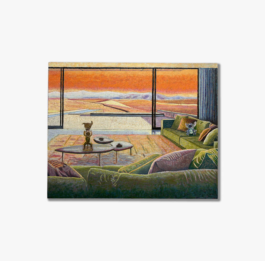 JJ Manford — Desert Sunset Interior with Max Ernst and Stitch