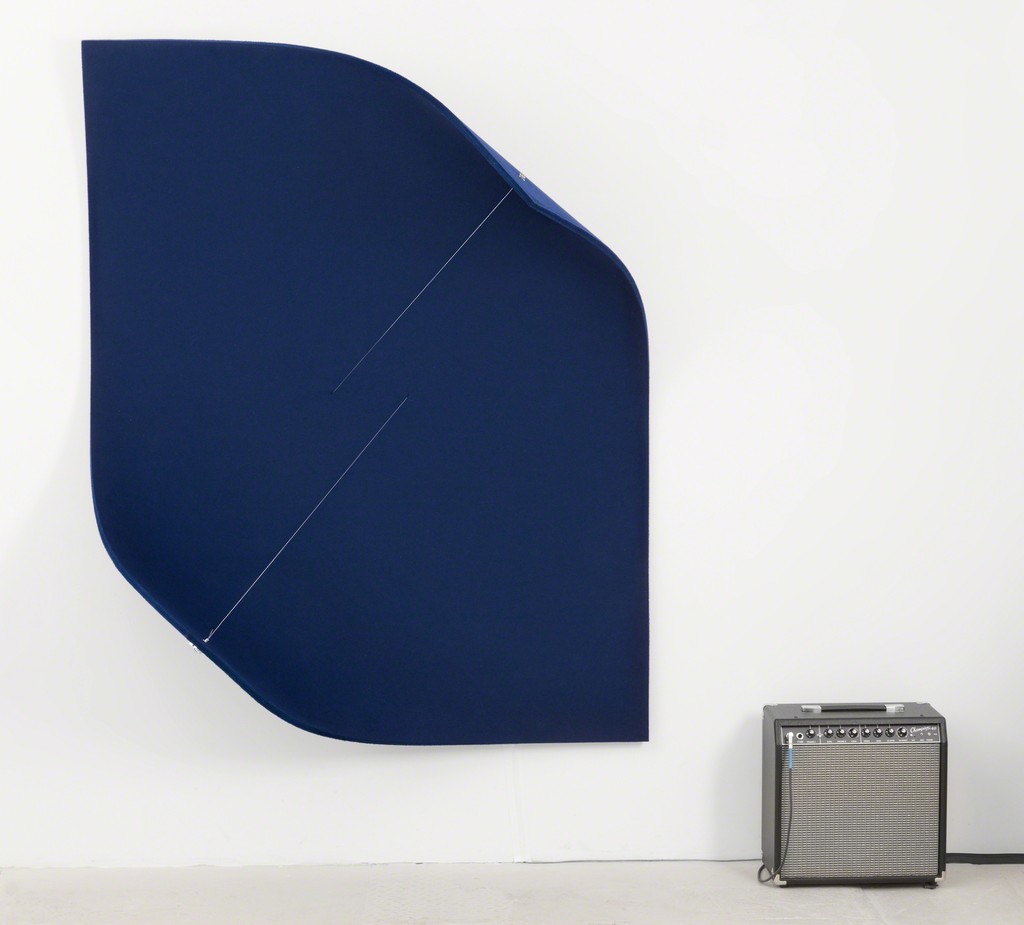 Naama Tsabar — Work On Felt (Variation 15) Dark Blue