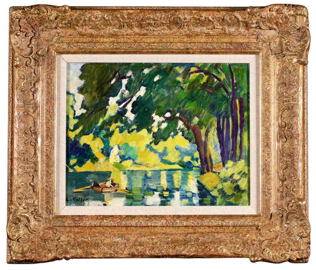 Louis Valtat — Barque sur le Lac du Bois de Boulogne