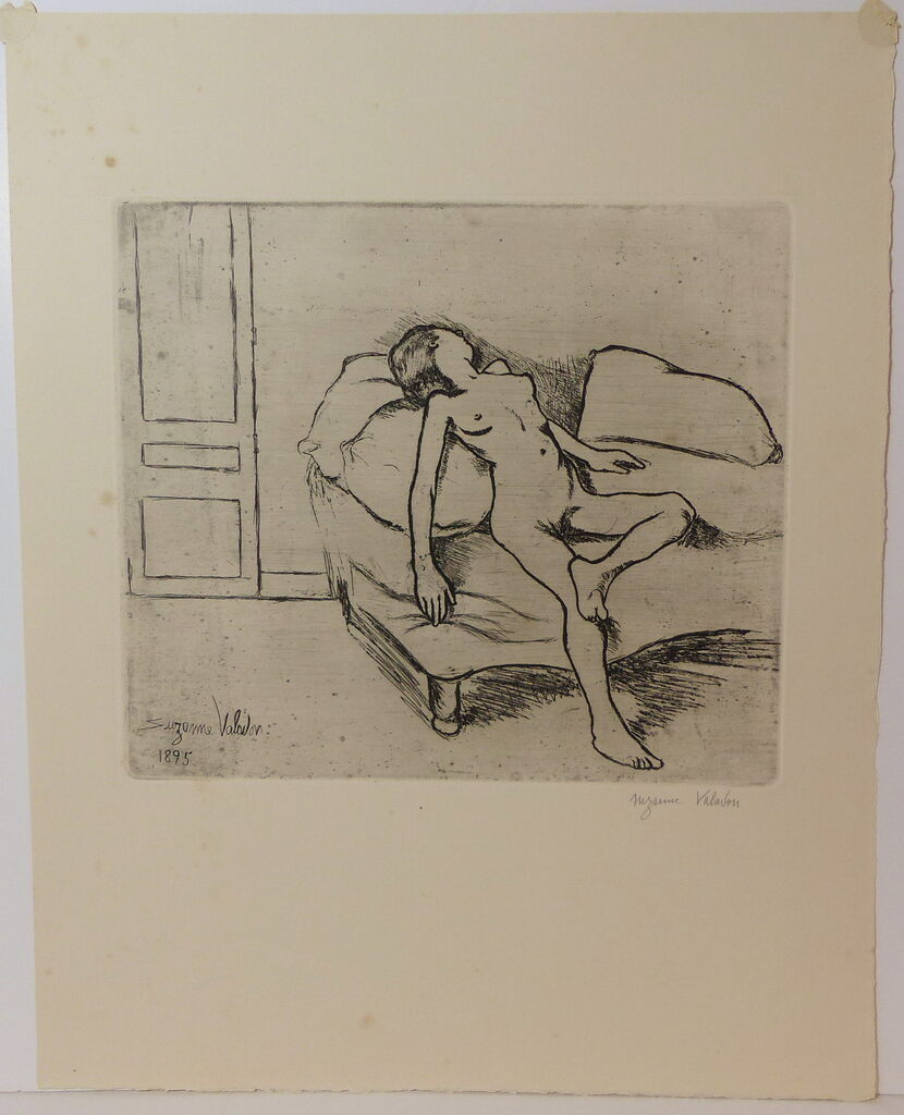Suzanne Valadon — Louise nue sur le canapé,
