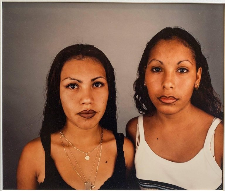Daniel Joseph Martinez — Two Sisters, Photo 1995, rare dye destruction print Photograph