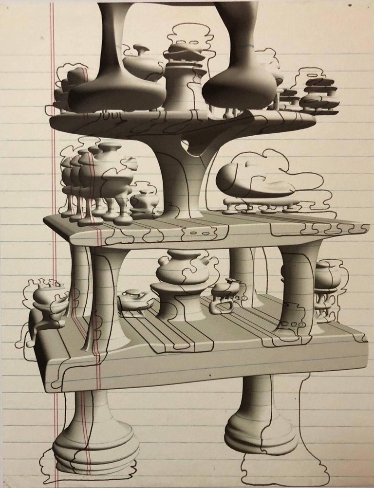 Charles Long — Digital Iris Print "Stage Theory " Pencil Signed with Initials edition of 15