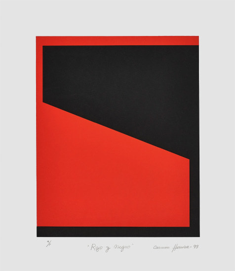 Carmen Herrera — Rojo y Negro (Red and Black)