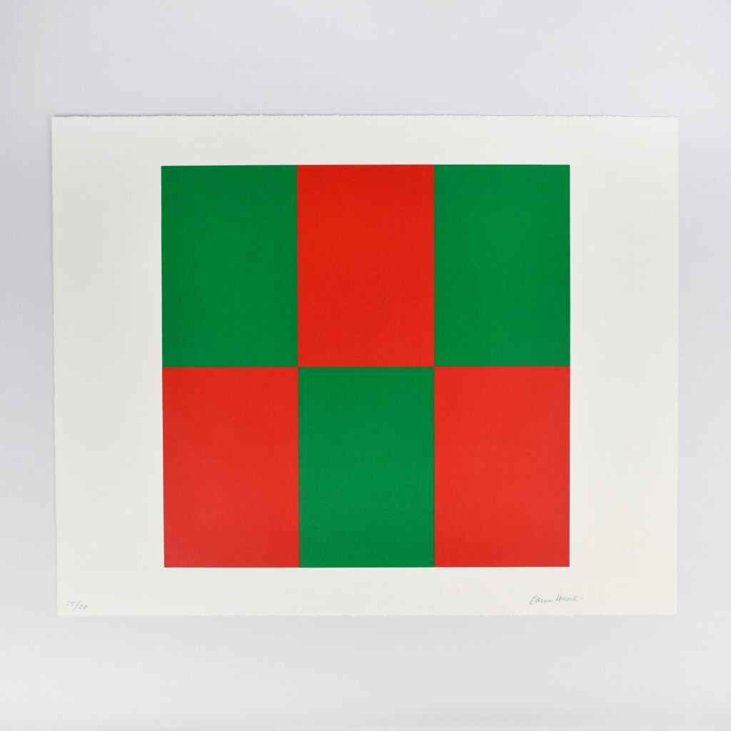 Carmen Herrera — Verde y Rojo for Studio