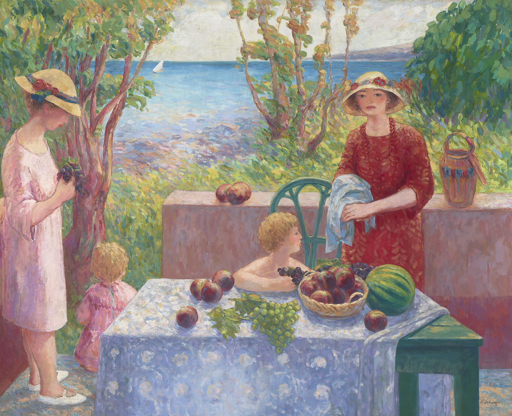 Henri Lebasque — Sainte-Maxime, Le Goûter des Enfants