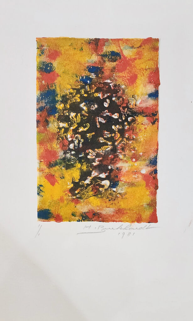 Hans Burkhardt — Illusions in brown and orange