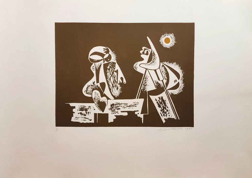 Hans Burkhardt — Two figures