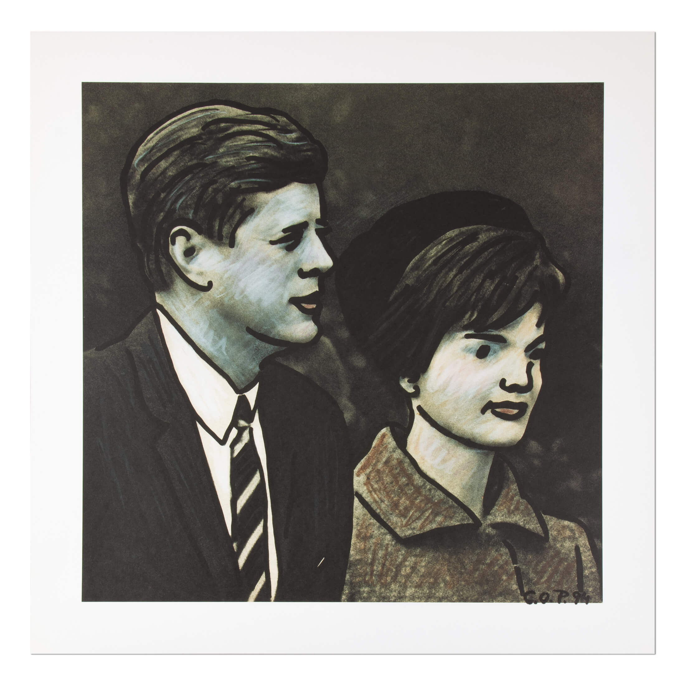 John & Jackie Kennedy
