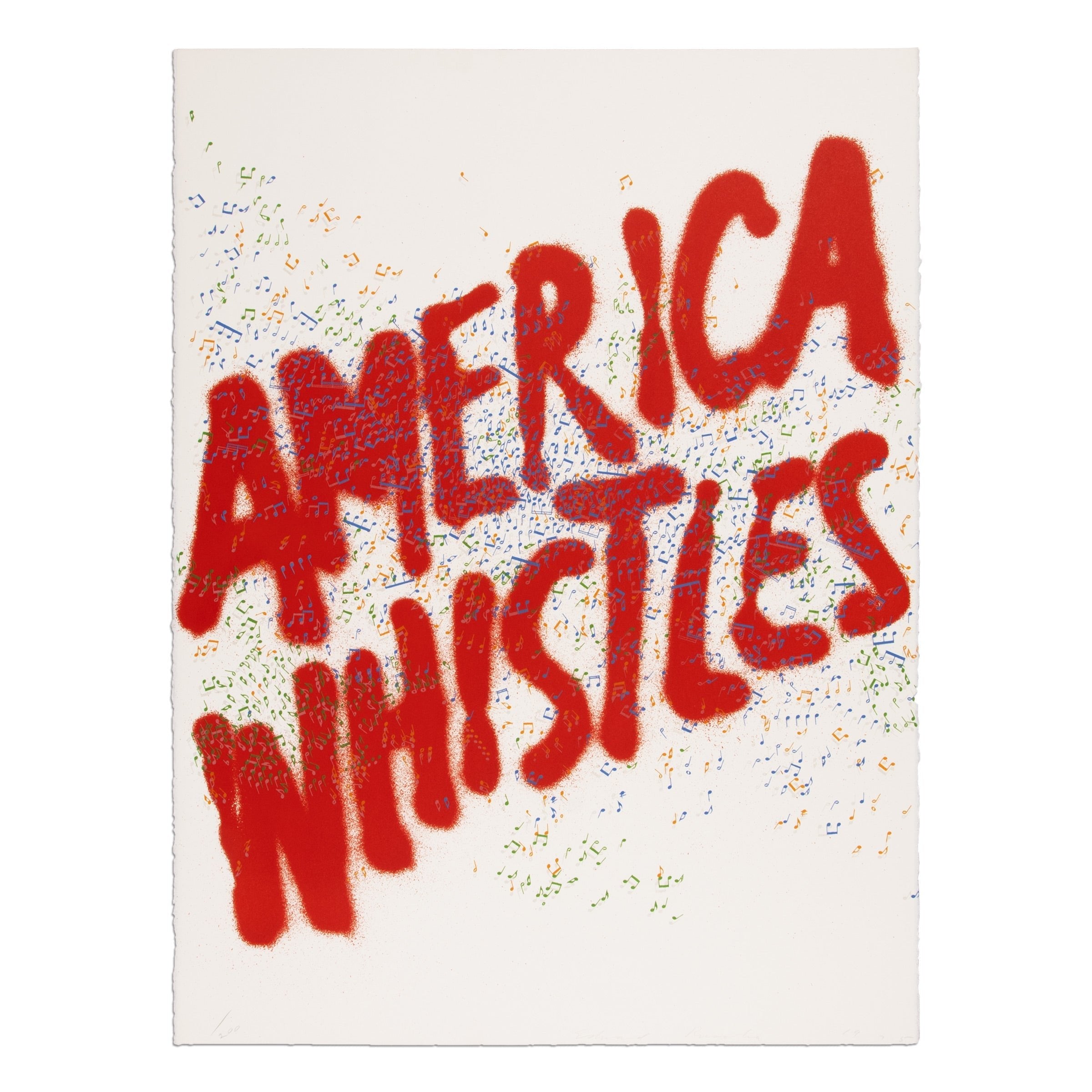 Ed Ruscha — America Whistles