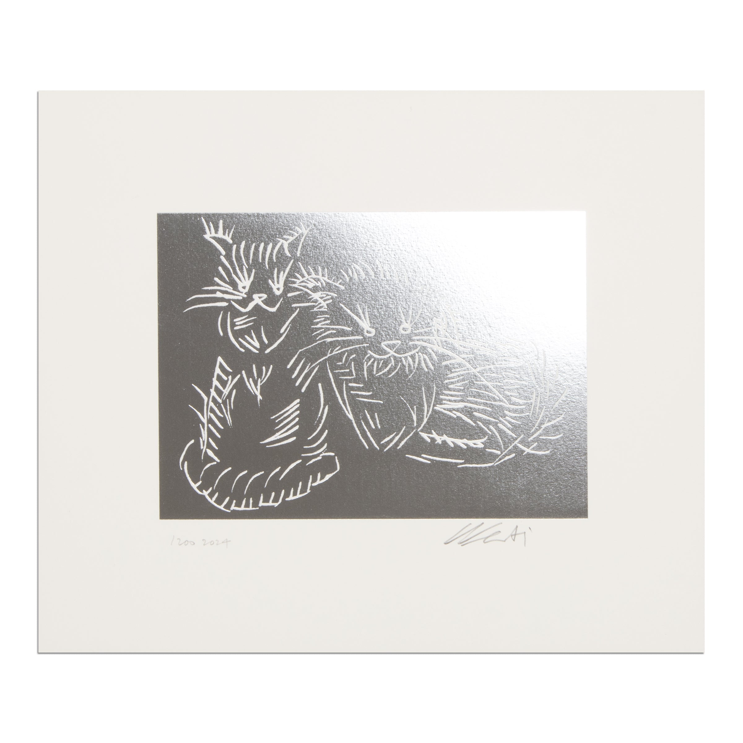 Ai Weiwei — Cats (Silver)