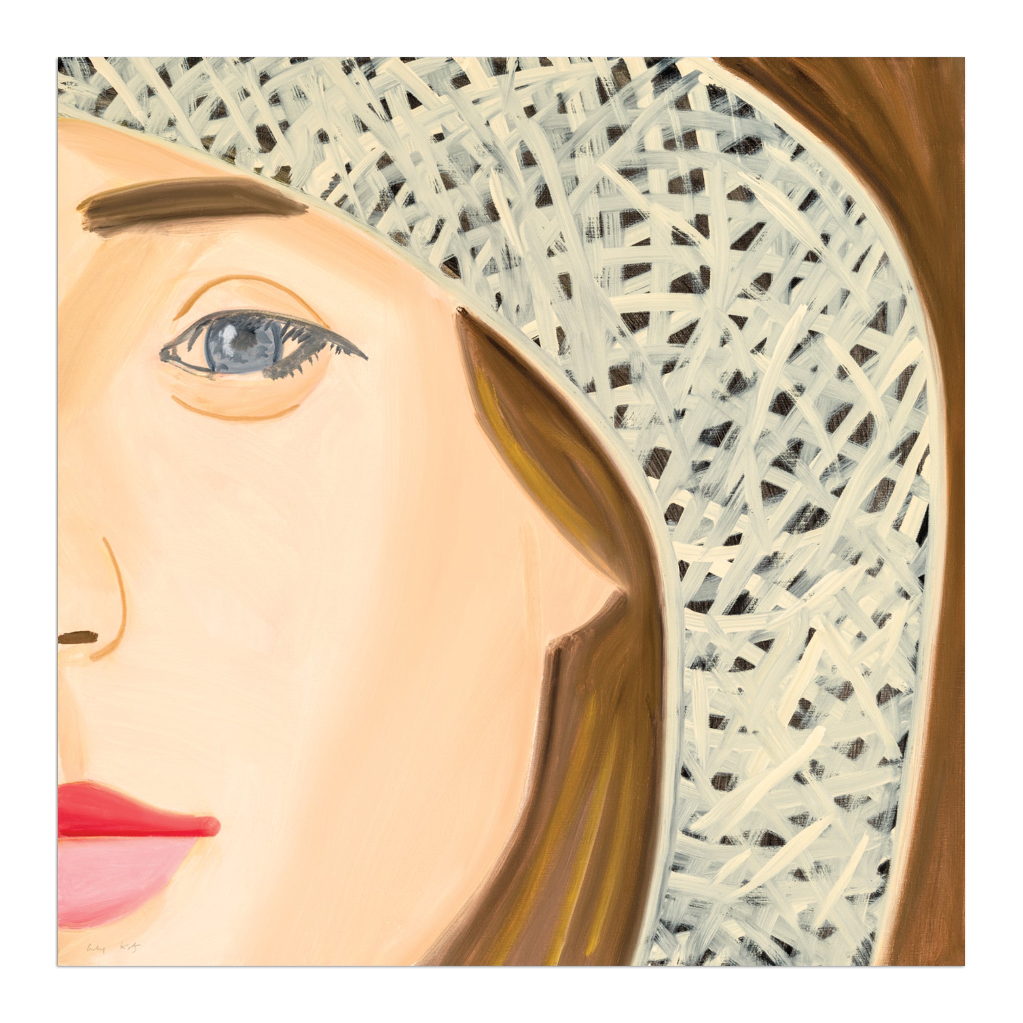Alex Katz — Straw Hat 1
