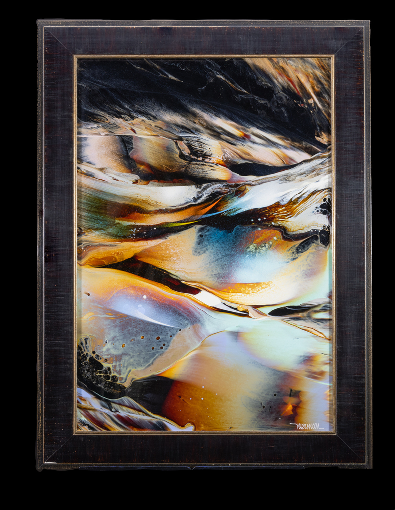 Leonardo Nierman — Original Authentic Painting on Masonite "Genesis" w Paperwork