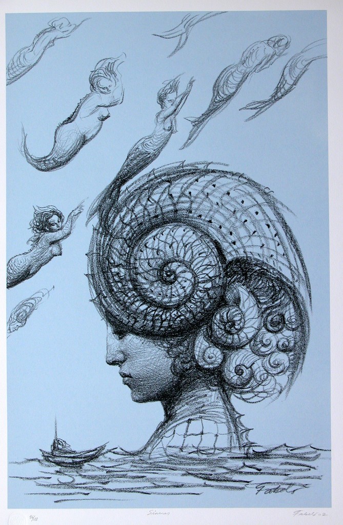 Roberto Fabelo — Mermaids