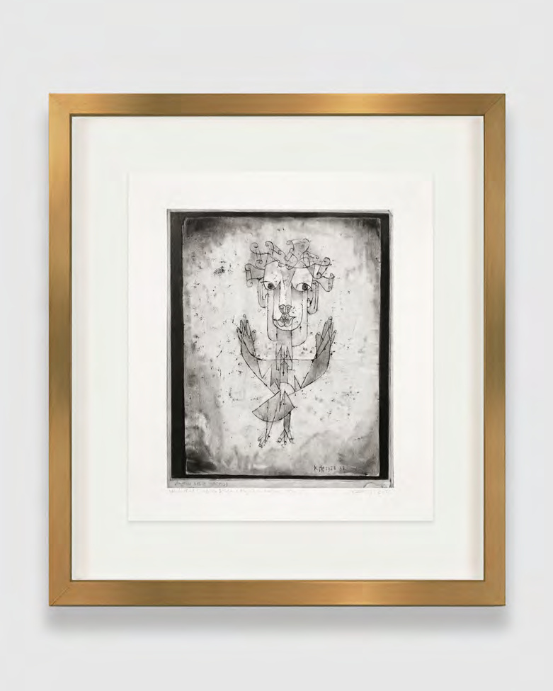 Robert Longo — Untitled (After Klee, Angelus Novus, 1920)