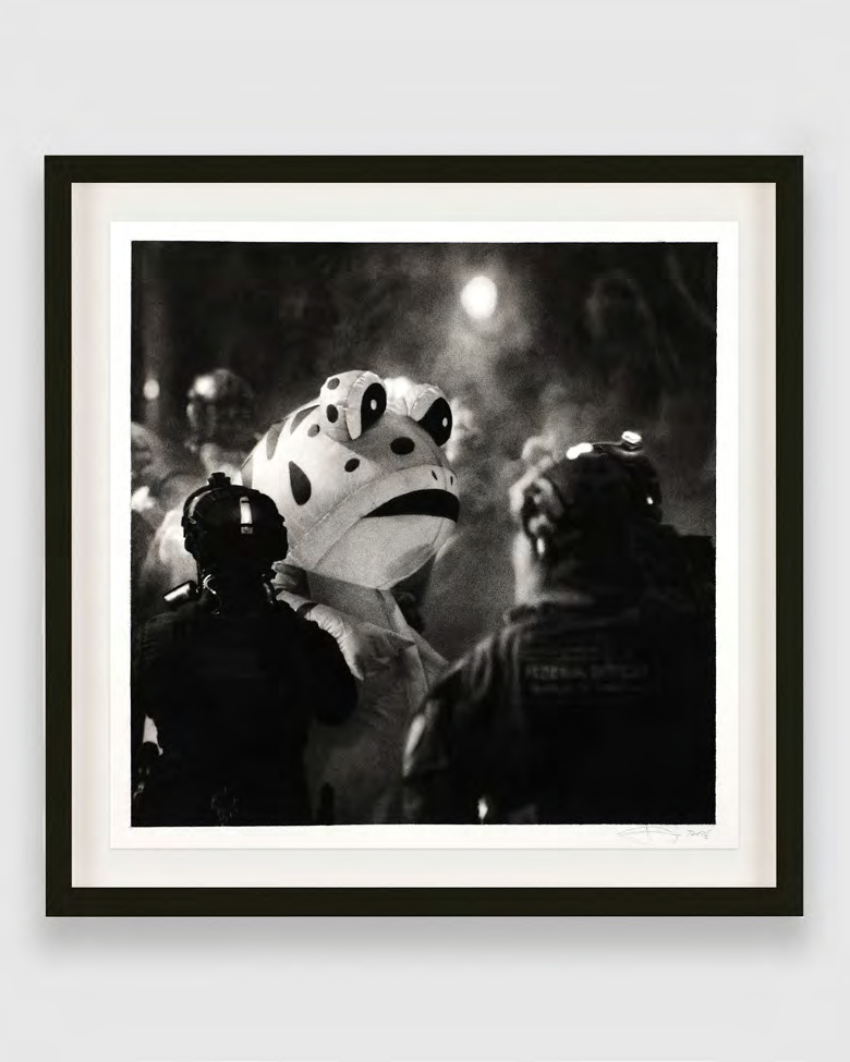 Robert Longo — Untitled (Portland Frog)