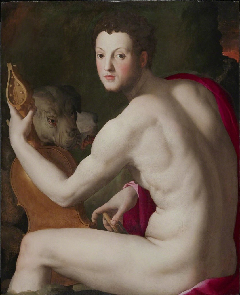 Agnolo Bronzino — Cosimo d’ Medici as Orpheus 