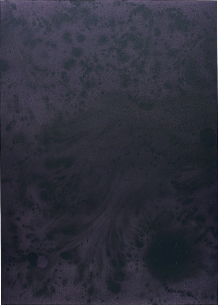 Sayre Gomez — Untitled Painting in Purple on Purple