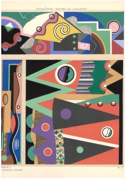 Georges Valmier — Decors et Couleurs - folio of 20 pochoir plates