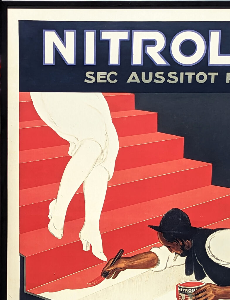 Leonetto Cappiello — French Vintage Modern Art Deco Nitrolian Fast Drying Paint Promotional Poster