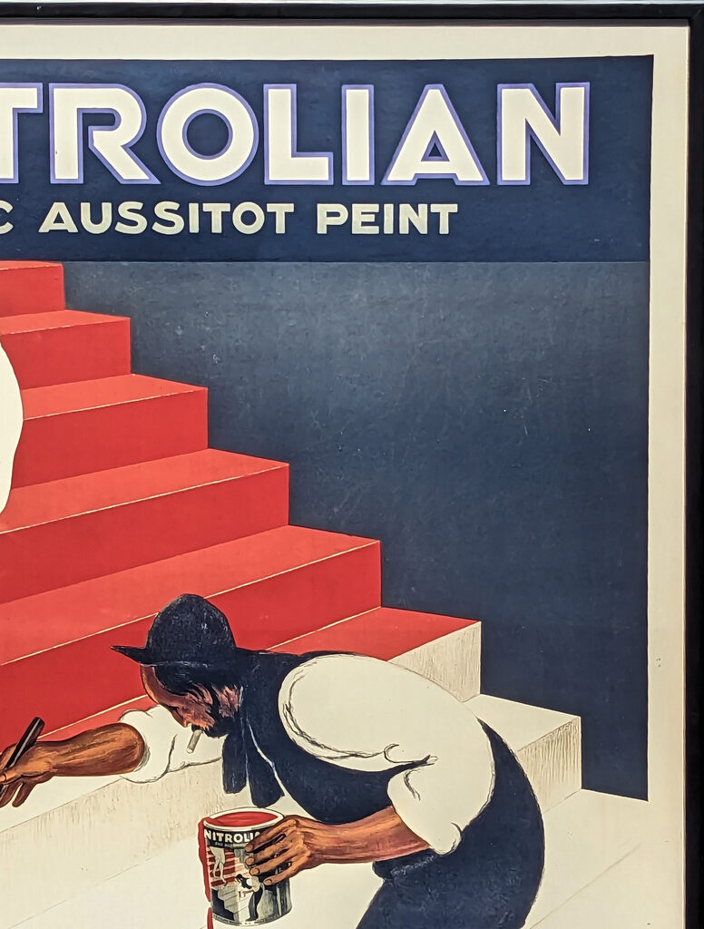 Leonetto Cappiello — French Vintage Modern Art Deco Nitrolian Fast Drying Paint Promotional Poster