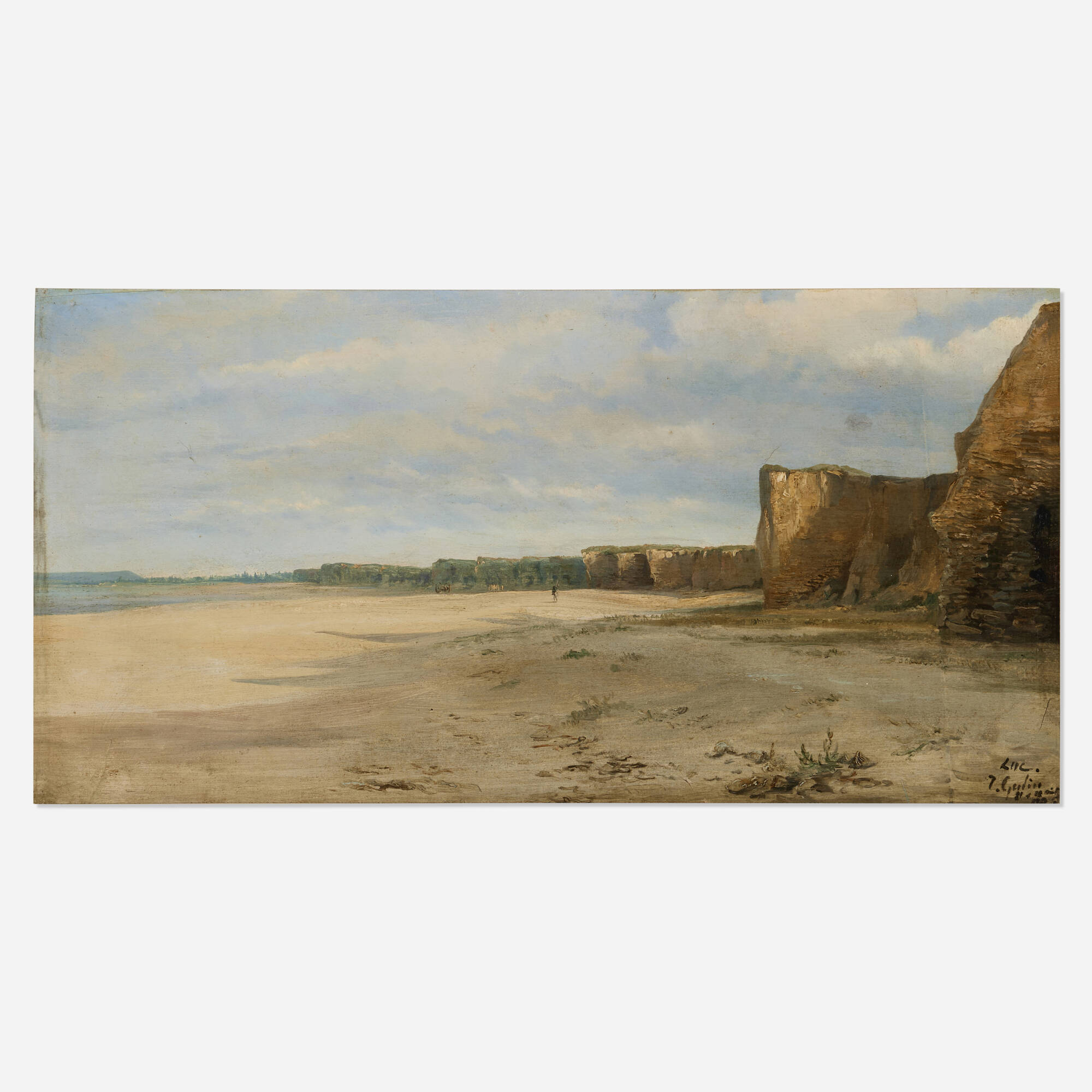 Jean Antoine Théodore Gudin — Coastal Scene