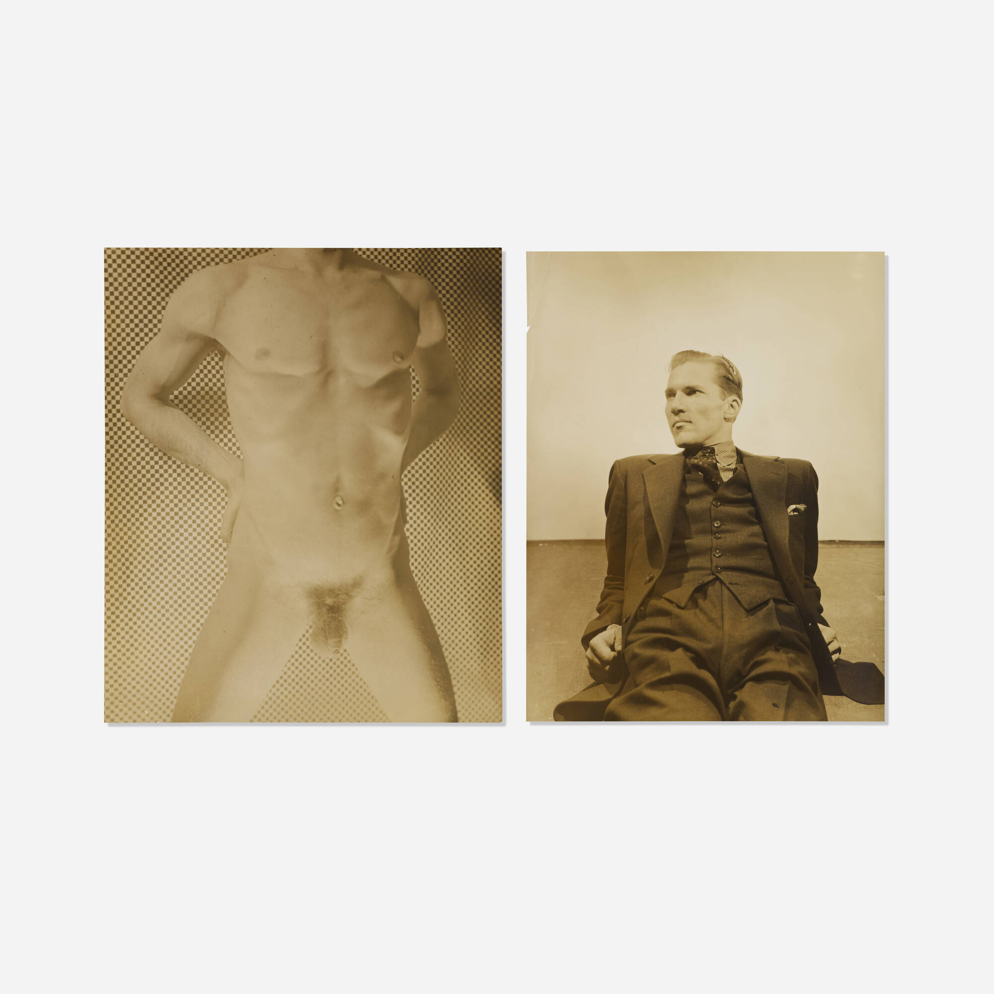 George Platt Lynes — Lloyd Bruce Wescott (two works)