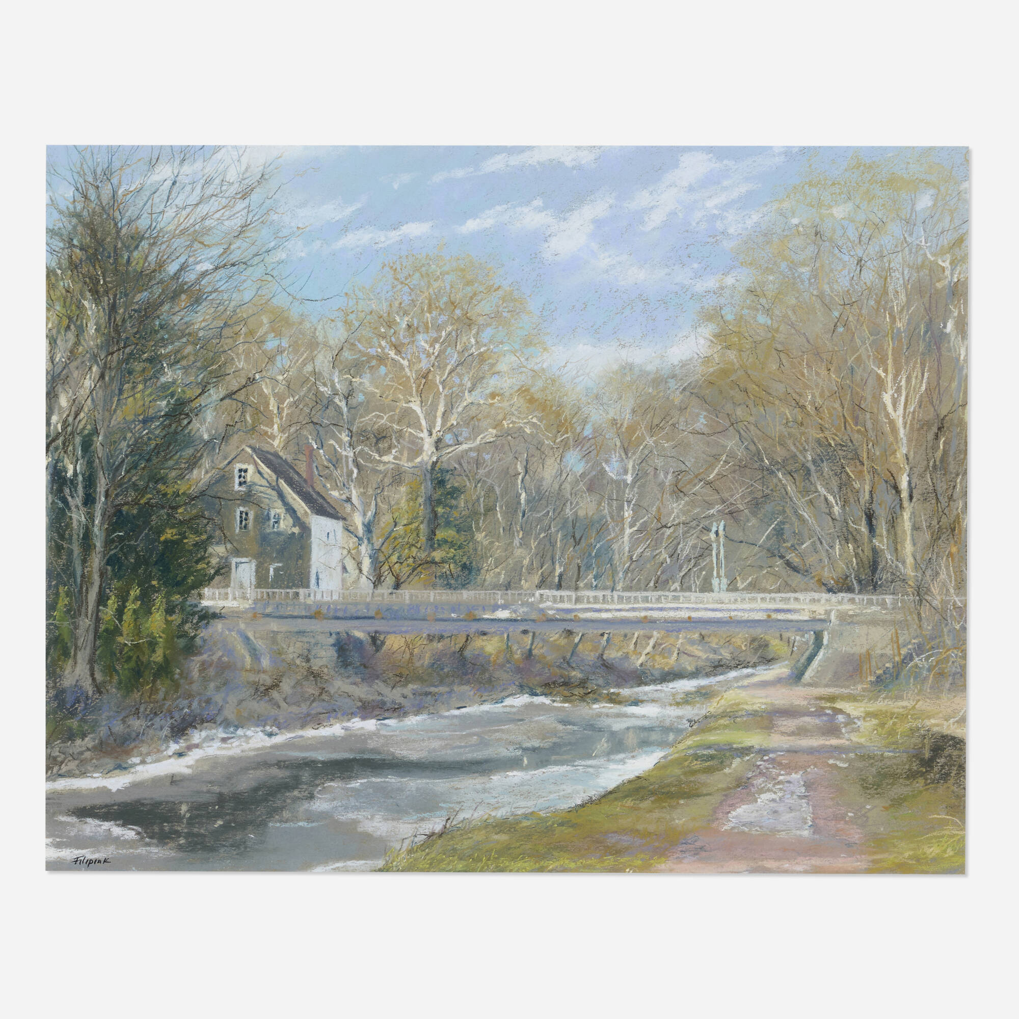 Michael  Filipiak — Winter Morning on the Canal