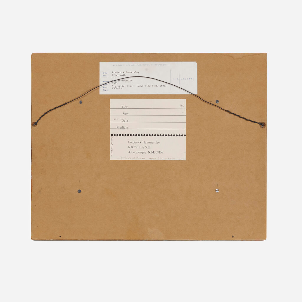 Frederick Hammersley — After math, #7