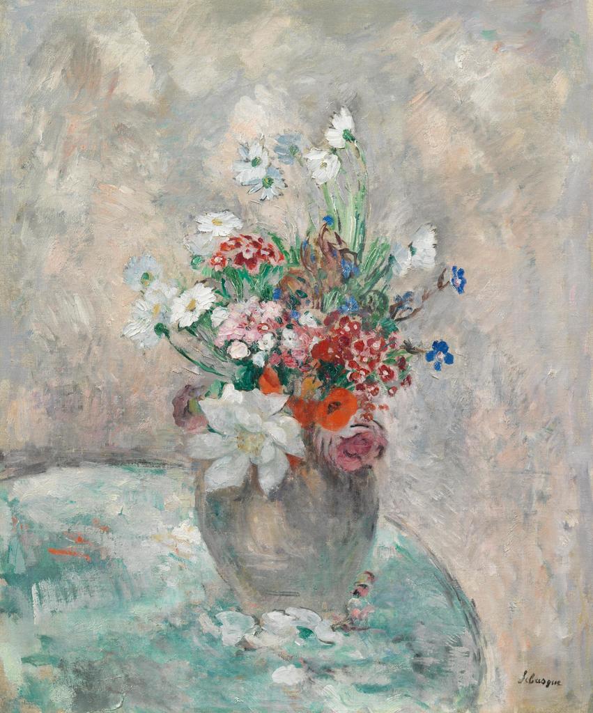 Henri Lebasque — Fleurs dans un vase