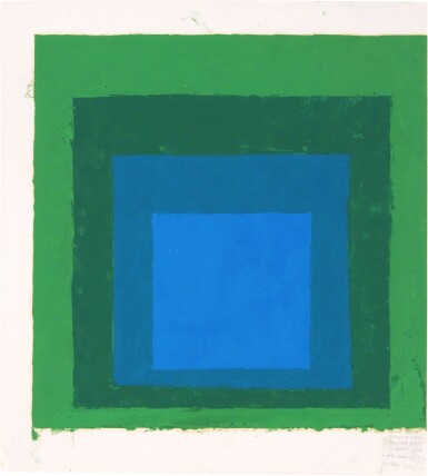 Josef Albers — Study for a Homage to the Squarevariously