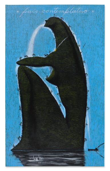 José Bedia — País contemplativo