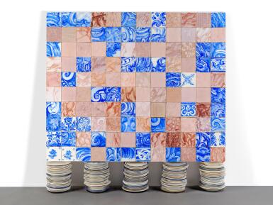 Adriana Varejão — Tela sobre pratos