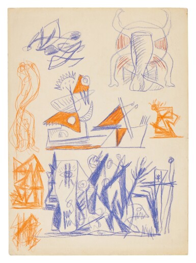 Jackson Pollock — Untitled [Double-Sided Work]