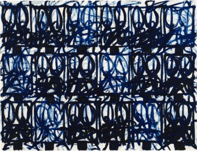 Rashid Johnson — Untitled Anxious Bruise Drawing
