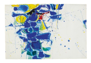 Sam Francis — Untitled (Middle Blue)
