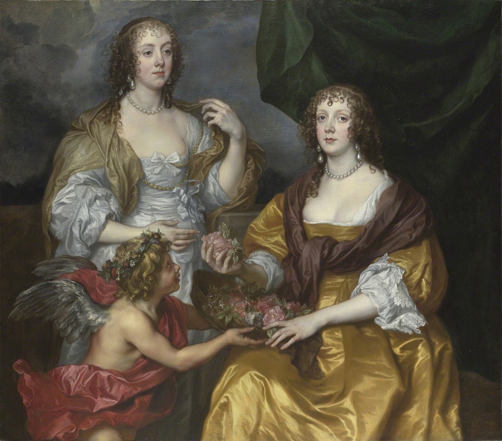 Anthony van Dyck — Lady Elizabeth Thimbelby and Dorothy, Viscountess Andover