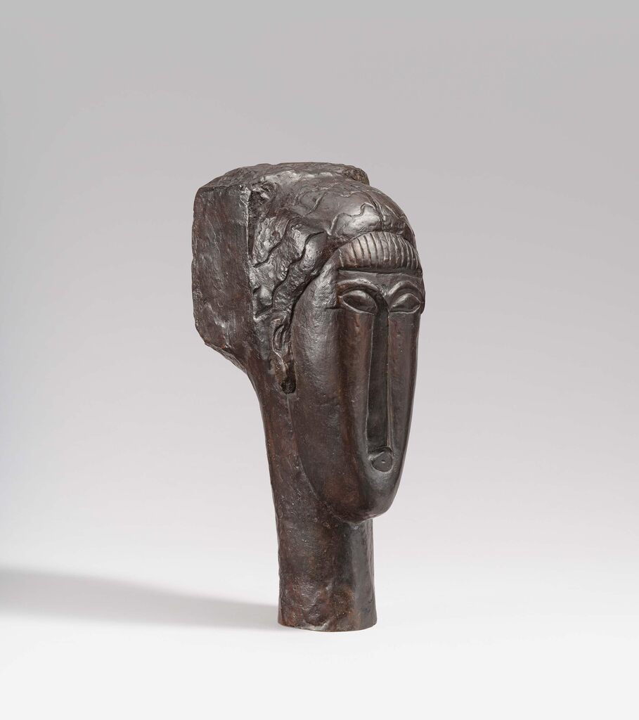 Amedeo Modigliani — Tete de jeune fille à la frange