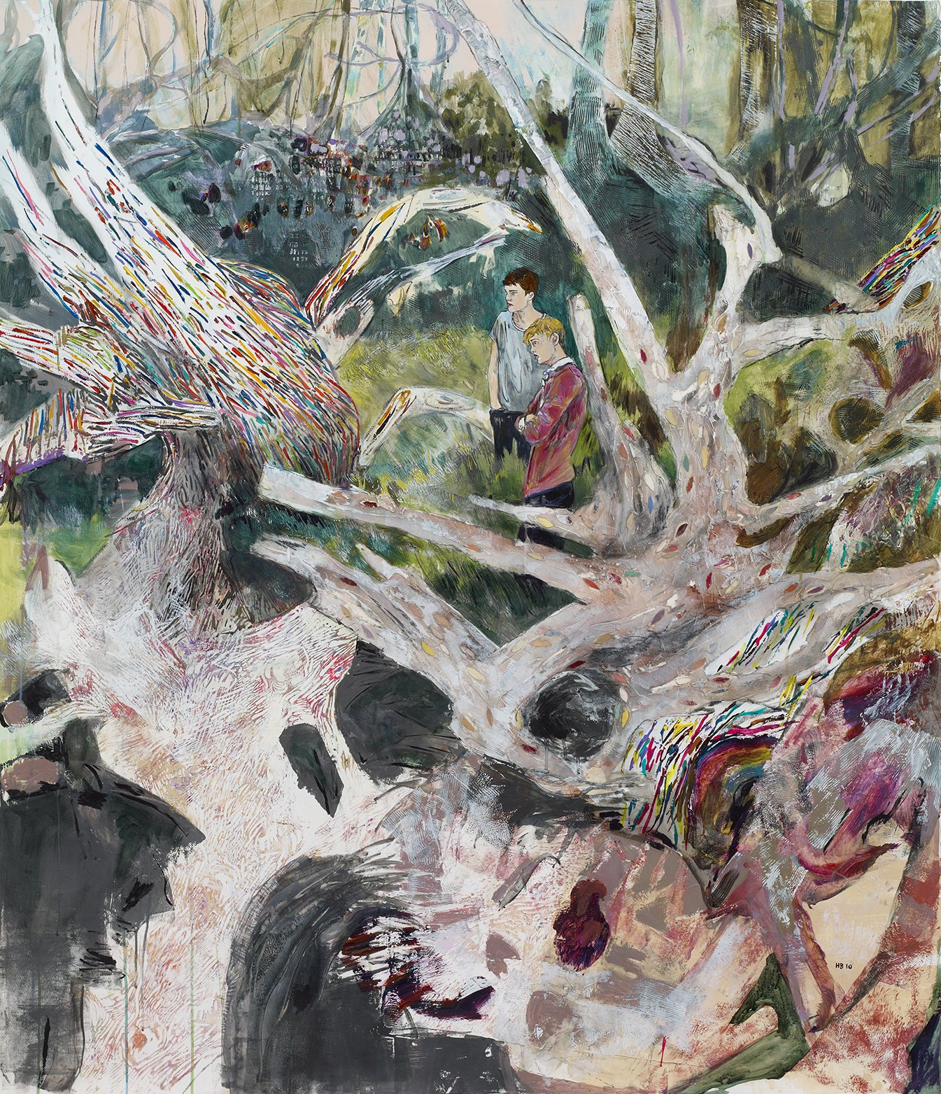 The Hallucinations of Poets (painted forest)