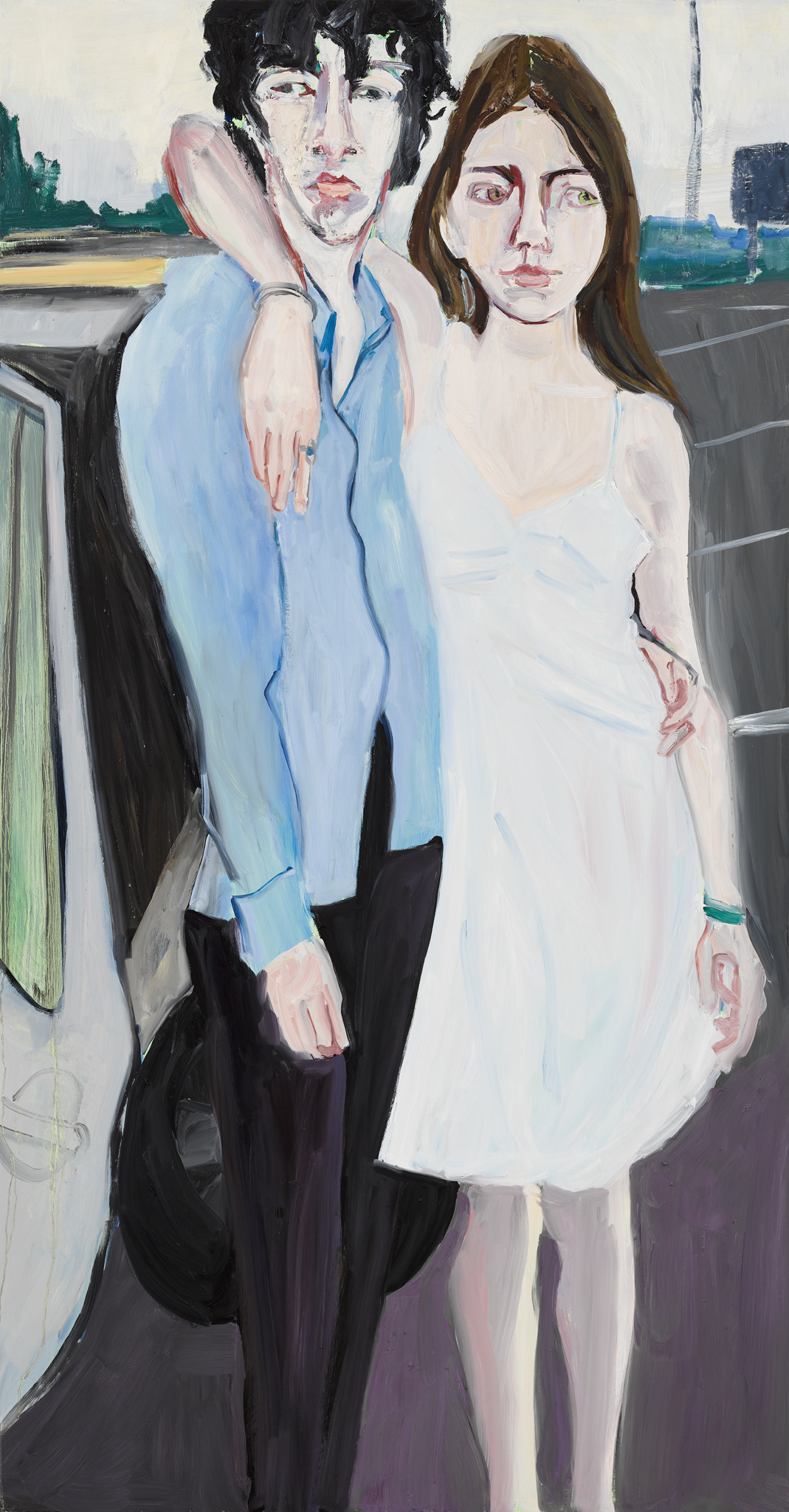 Chantal Joffe — Calais at Dusk