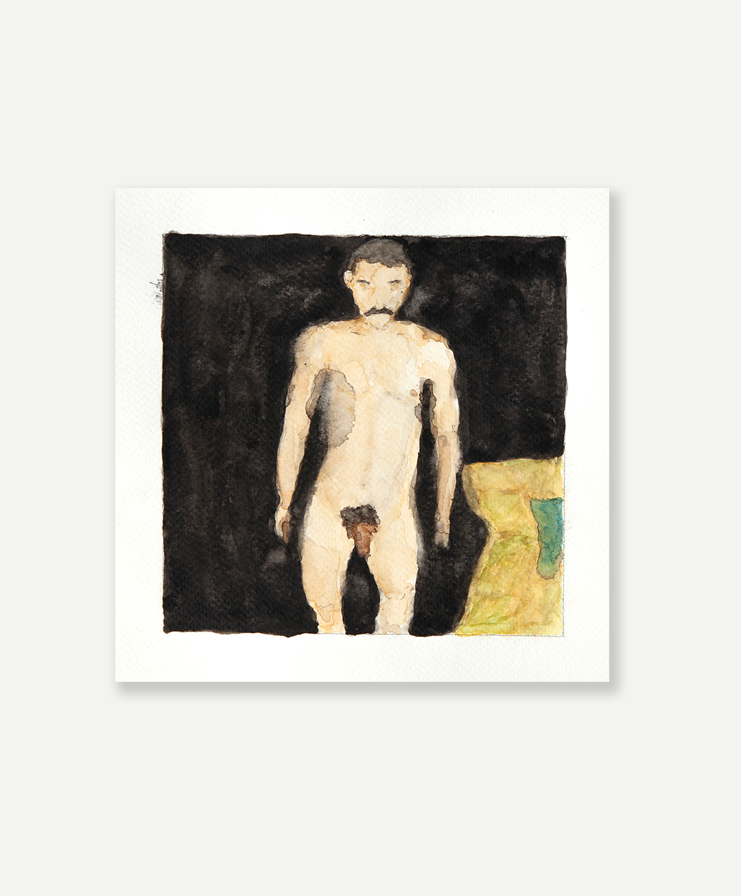 At Ease, Mustache Man' by Matthew Sandager