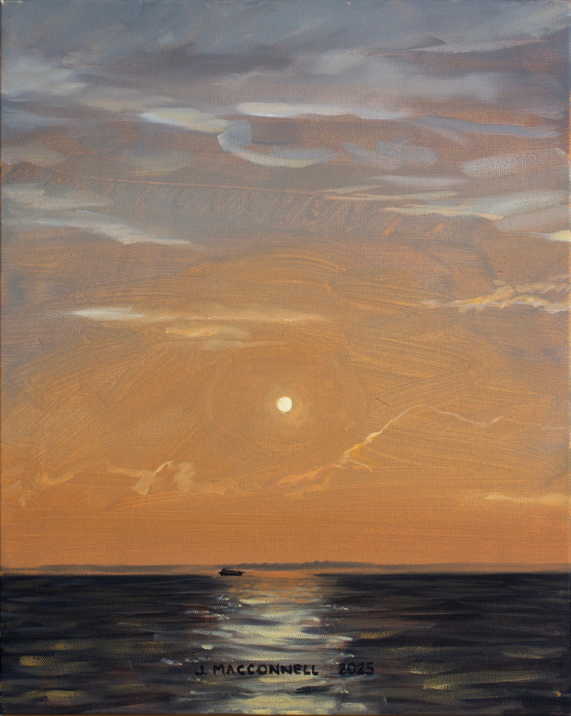 John MacConnell — Sunset from the Ferry
