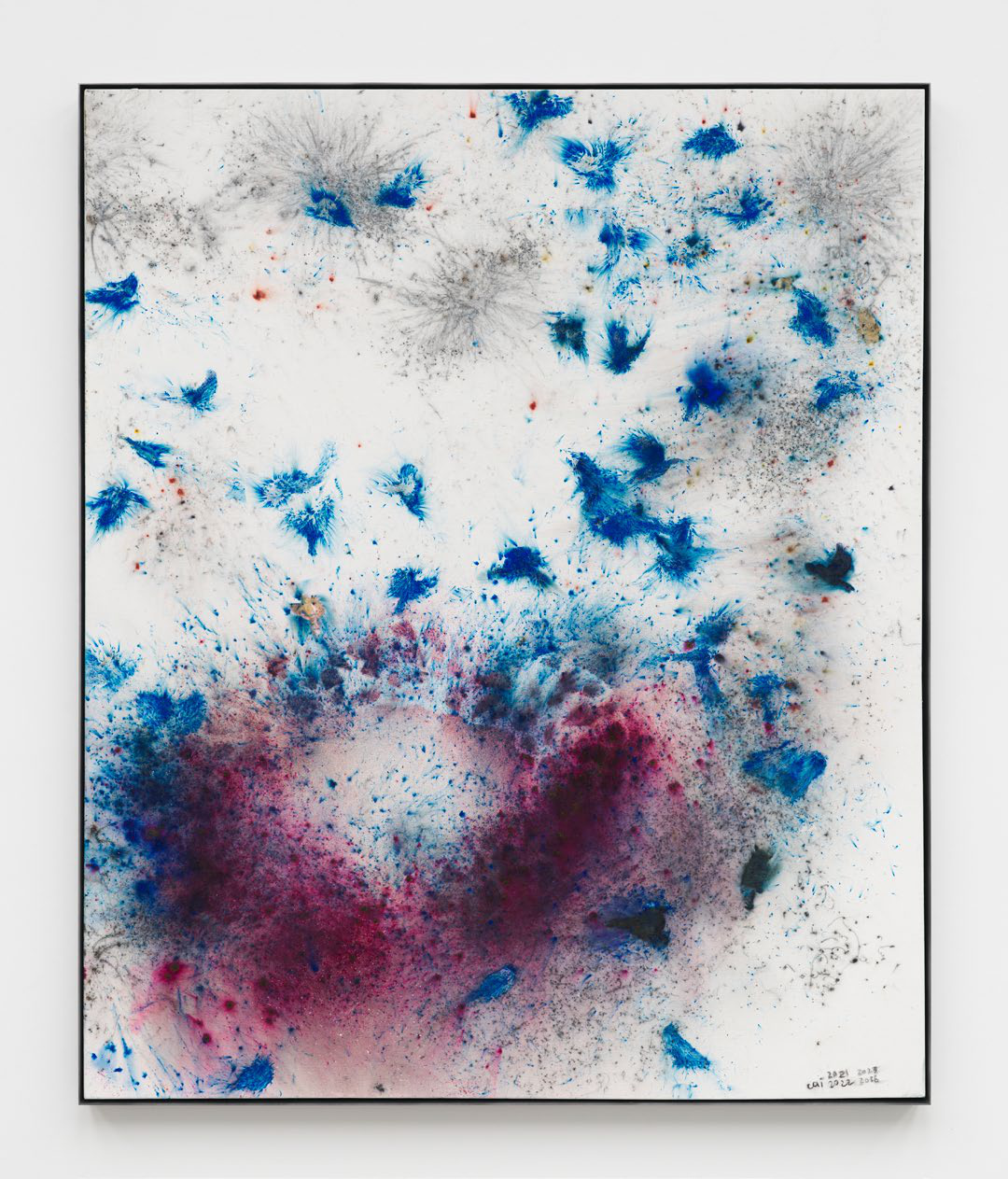 Cai Guo-Qiang — Blue Bird and Flowers No. 1