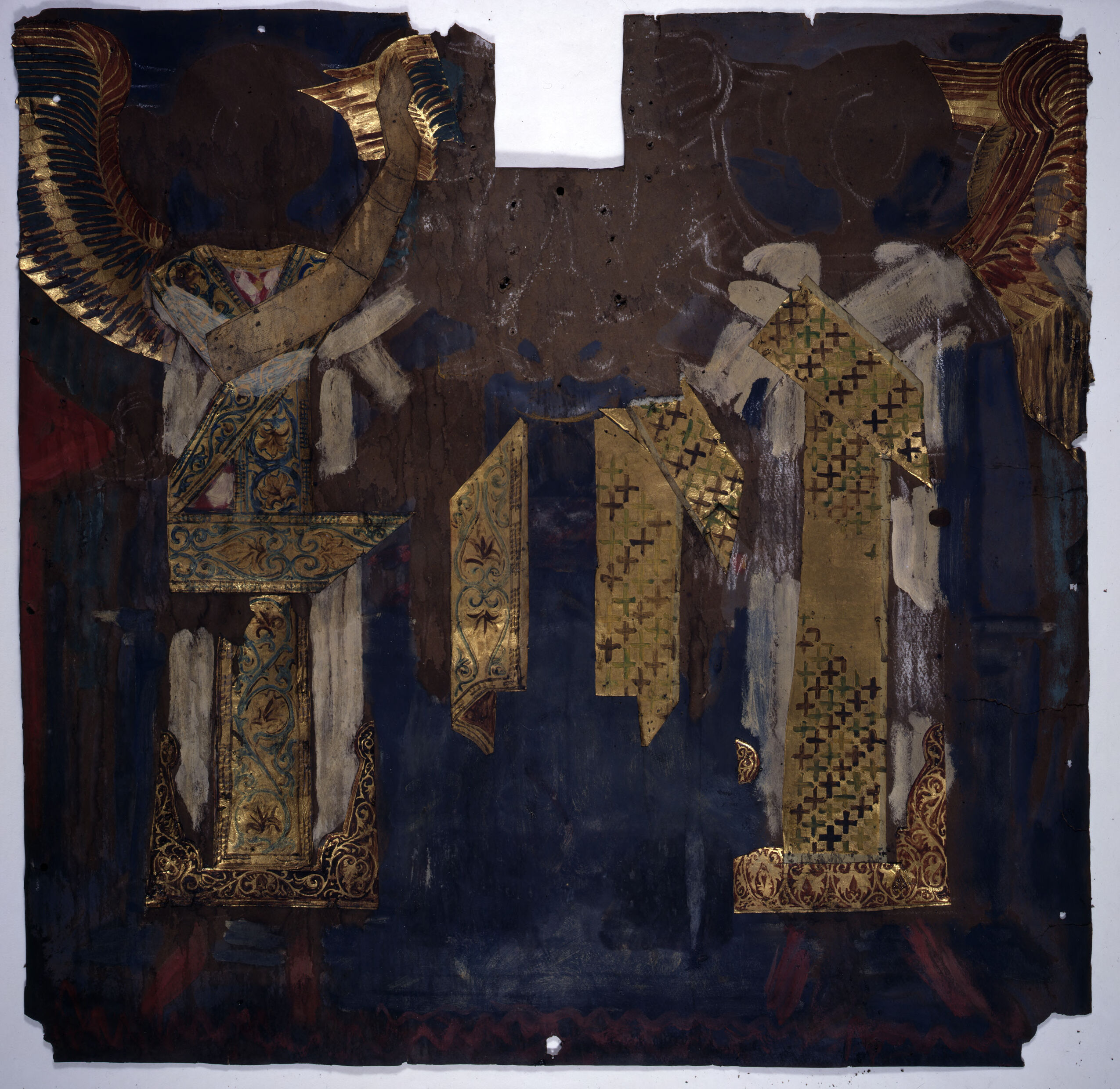 John Singer Sargent — Overlay Drawing for "Frieze of the Angels," Boston Public Library