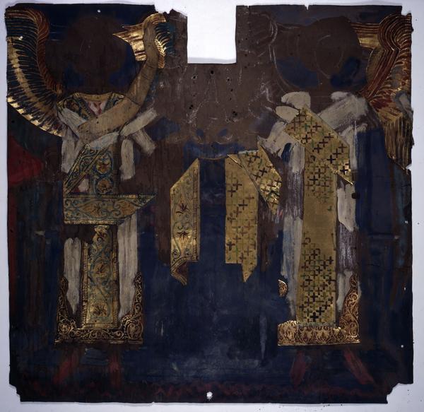 Overlay Drawing for "Frieze of the Angels," Boston Public Library