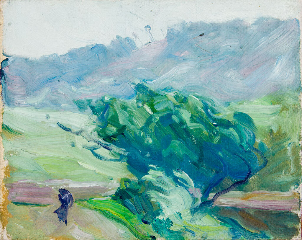 Denman Waldo Ross — Landscape with Tree and Figure